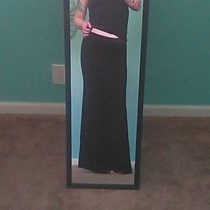 Black maxi skirt