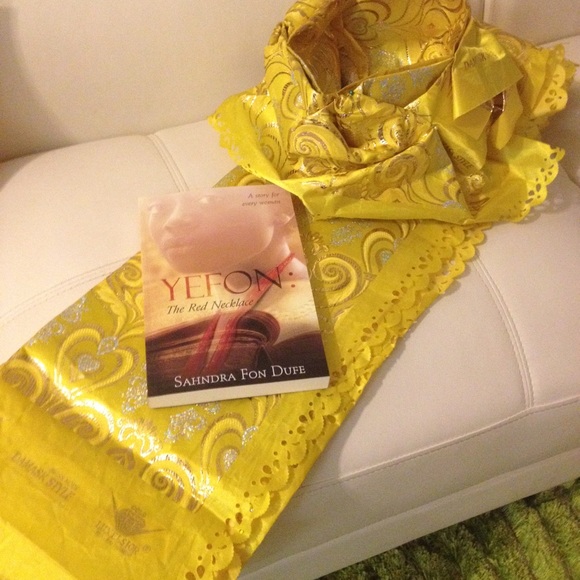 Yellow Gele Head Piece - Picture 4 of 4