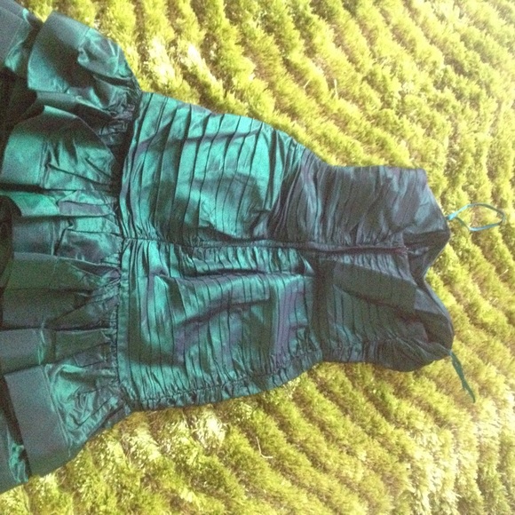 Green corset dress - Picture 3 of 3