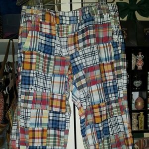 J. Crew plaid capris!