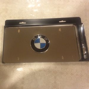 BMW Marque Plate -Polished Stainless Steel