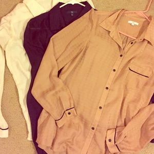 3 chiffon tops
