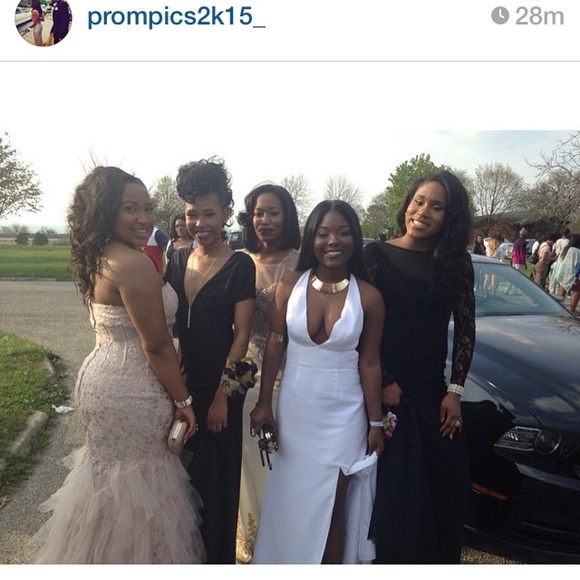 White Prom Dress - Picture 4 of 4