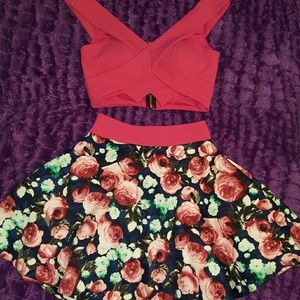 Two piece summer dress