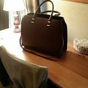Beautiful burgundy briefcase