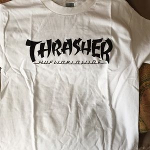 Huf x Thrasher worldwide tee