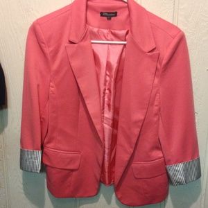Coral blazer