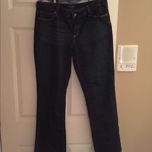 Banana Republic Straight Dark Wash Jeans