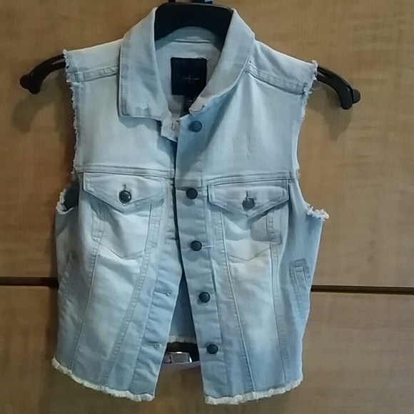 Jessica Simpson denim vest