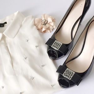 COACH Scarlet Patent Pump