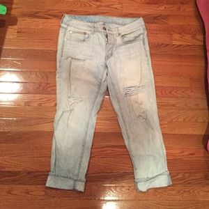American eagle boyfriend jeans!