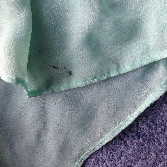 High low strapless lace top - Picture 2 of 2