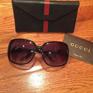Gucci sunglasses with case!