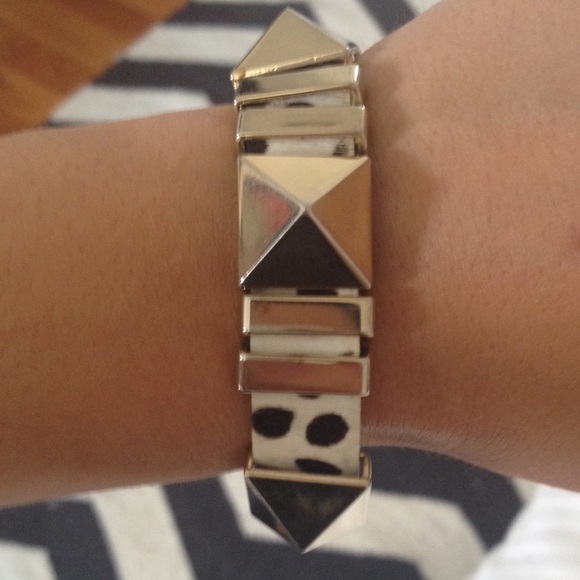 Baublebar Calf Hair and Pyramid Stud Bracelet - Picture 2 of 3