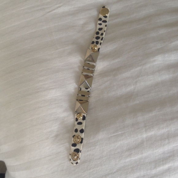 Baublebar Calf Hair and Pyramid Stud Bracelet - Picture 3 of 3