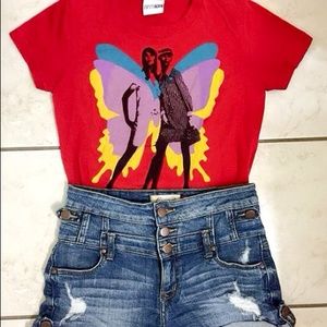 RED GRAPHIC T-SHIRT
