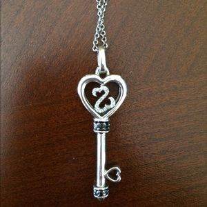 Kay Jewelers Open Hearts Key Necklace