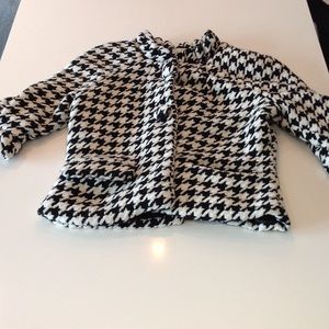 Vintage Style Houndstooth Jacket