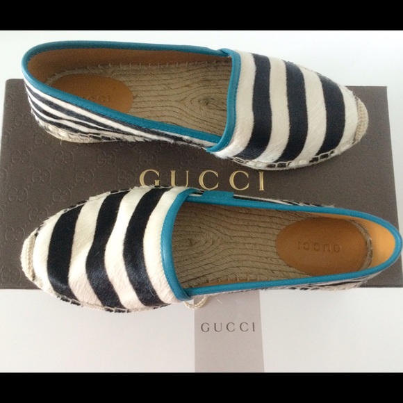 *SOLD*NIB Zebra Print Calf Hair Espadrilles - 7.5 - Picture 2 of 4