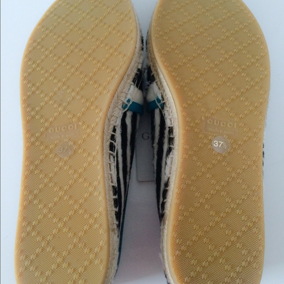 *SOLD*NIB Zebra Print Calf Hair Espadrilles - 7.5 - Picture 3 of 4