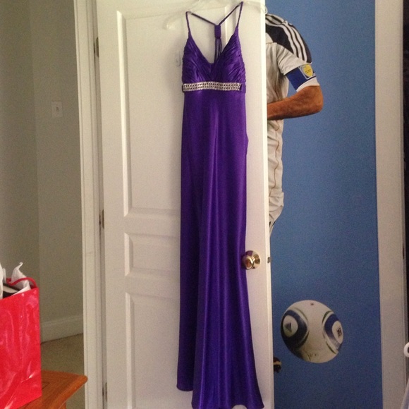 purple prom dress/evening gown
