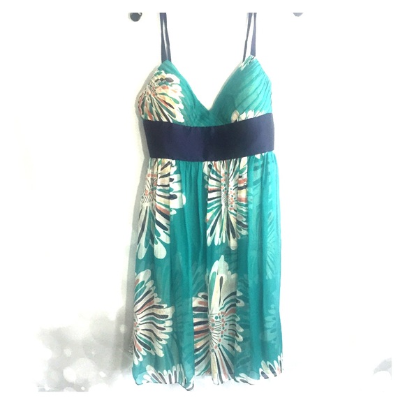 Catherine Malandrino turquoise party dress - Picture 1 of 4