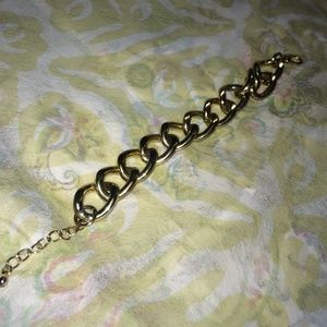 Gold Chain Linked Bracelet