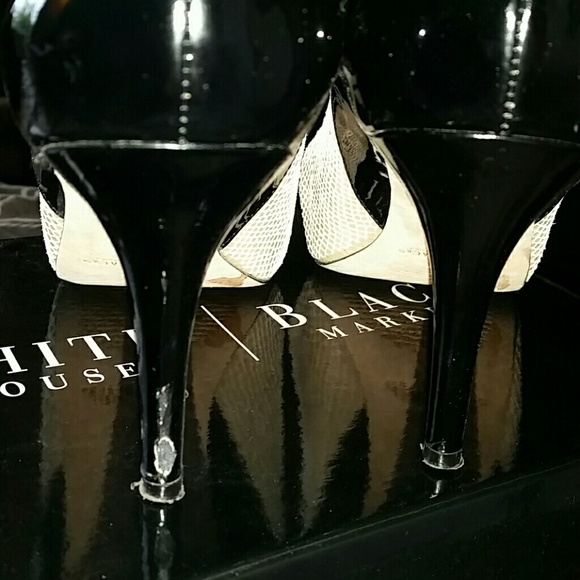 Gorgeous two tone open toe heels - Picture 4 of 4