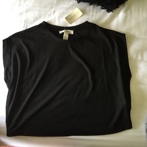 forever 21 ribbed black crop top