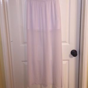H&M sheer skirt