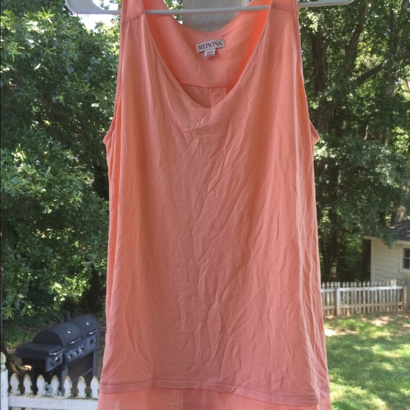 Peach colored tank
