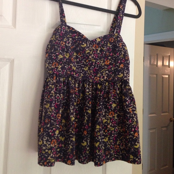 Flowy print top