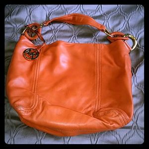 Beautiful Apricot Bucket Purse