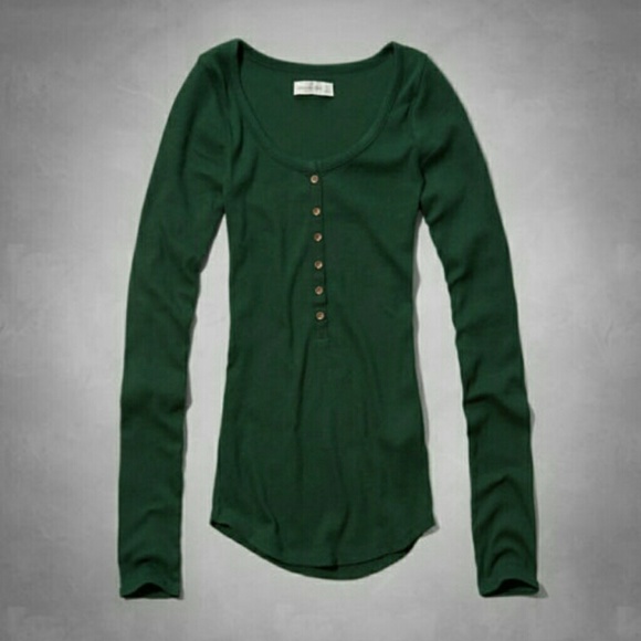 Dark Green Henley