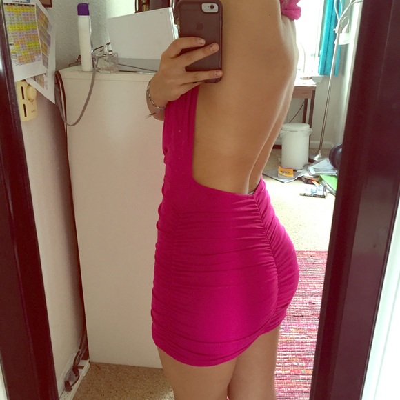 beautiful pink dress