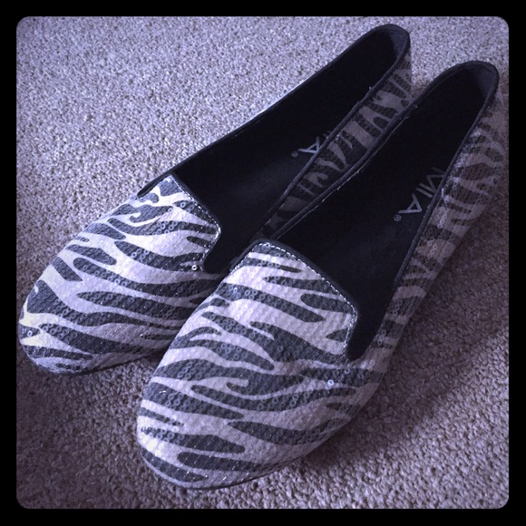 Black and White Zebra Ballet Flats