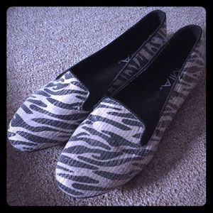 Black and White Zebra Ballet Flats