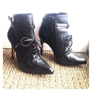 Altuzarra for Target snake skin booties