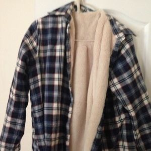 Fur lined flannel