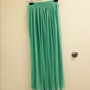 Sheer Long Maxi Skirt