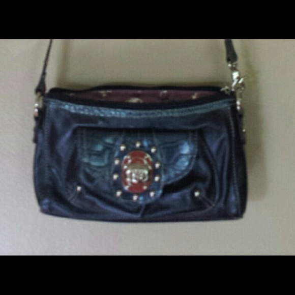 Kathy Van Zeeland Navy purse
