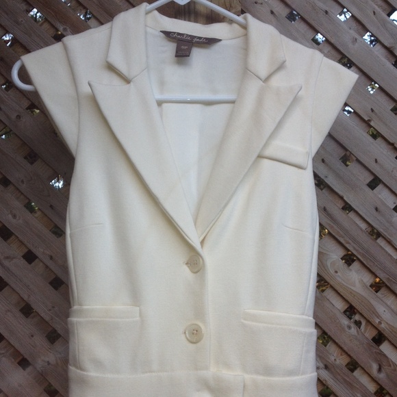 Cream Jumpsuit - Picture 2 of 8