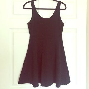 Express Black Skater Dress