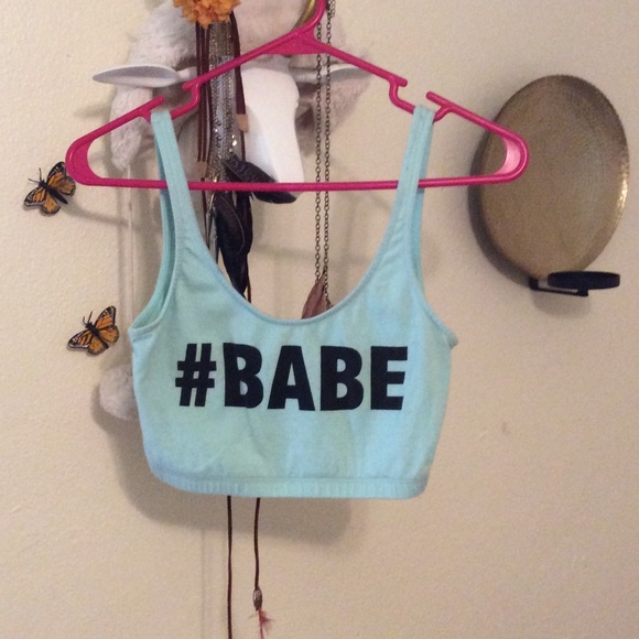 Nastygal #BABE crop top