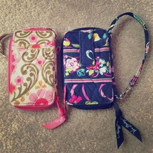 2 Vera Bradley wristlets in retired patterns