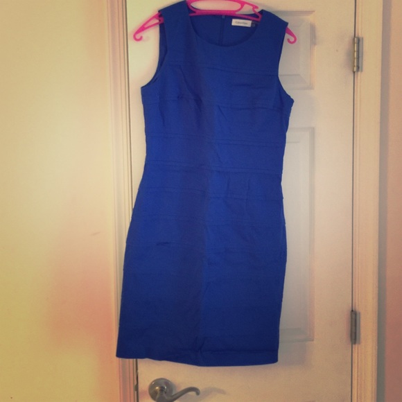 Blue Calvin Klein Dress
