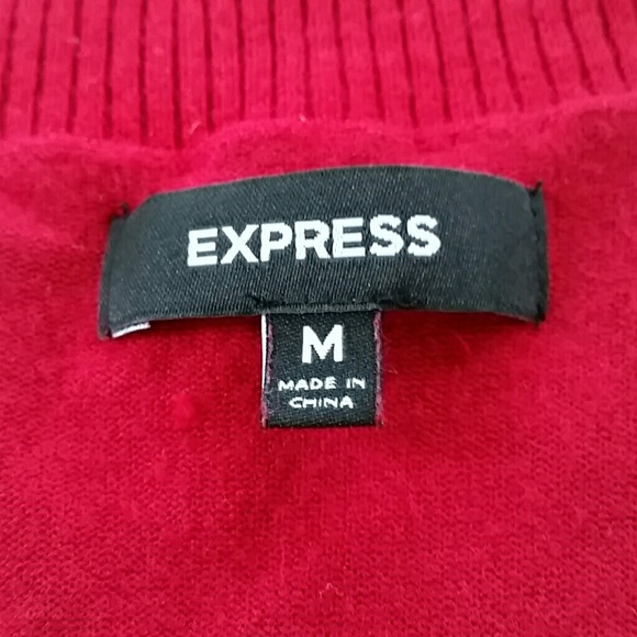 Red sweater vest from Express - super cute! - Picture 4 of 4