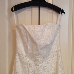 NWT Banana Republic White Eyelet Dress