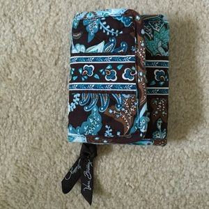 Tri-fold Vera Bradley wallet in Java Blue