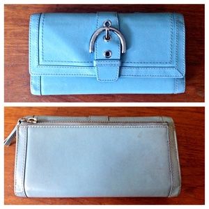Blue Coach wallet